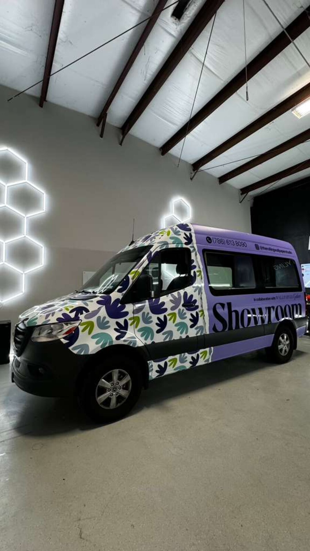Commercial van wrap